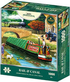Rail & Canal by Kevin Walsh – 1000 Piece Jigsaw Puzzle (Kidicraft)