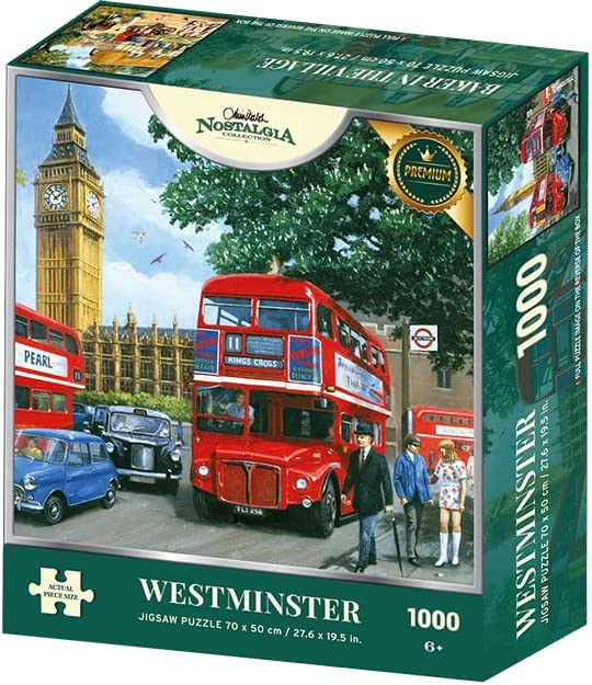 Westminster by Kevin Walsh – 1000 Piece Jigsaw Puzzle (Kidicraft)