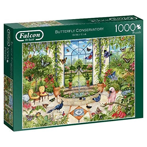 Butterfly Conservatory – 1000 Piece Jigsaw Puzzle (Falcon De Luxe)