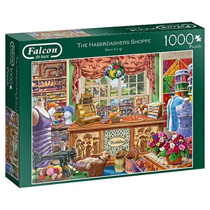 Falcon De Luxe  - The Haberdashers Shoppe - 1000 Piece Jigsaw Puzzle