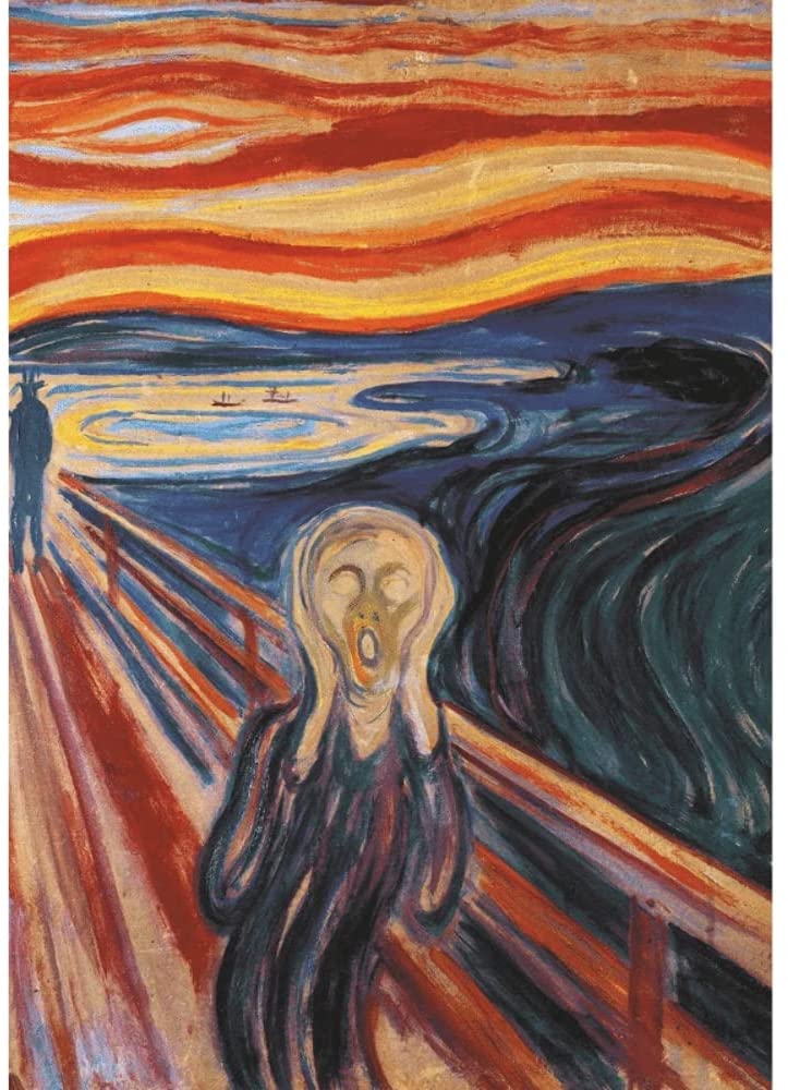 The Scream by Munch – 1000 Piece Jigsaw Puzzle (Piatnik)