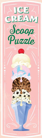 Ice Cream Scoop Puzzle: Countless Sweet Creations with 32 Flavours – Jigsaw Puzzle (Galison)