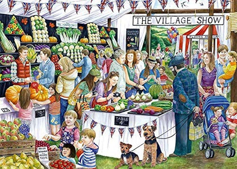The Village Show – 1000 Piece Jigsaw Puzzle (Falcon De Luxe)