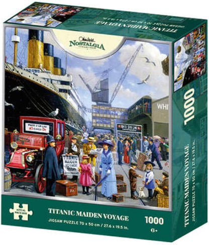 Kidicraft - Kevin Walsh - Titanic Maiden Voyage - 1000 Piece Jigsaw Puzzle