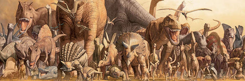 Eurographics - Dinosaurs by Haruo Takino - 1000 Piece Jigsaw Puzzle