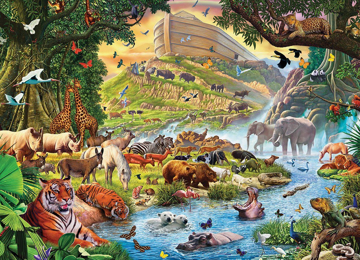 Eurographics 6500-0980 Noah's Ark Before the Rain 500 piece jigsaw puzzle