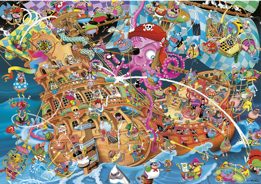 Piatnik - The Pink Pirate - 1000 Piece Jigsaw Puzzle