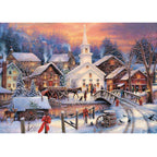 Trefl White Christmas 1000 piece jigsaw puzzle