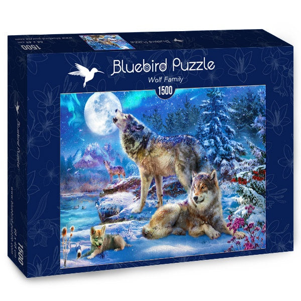 Bluebird Puzzle 70147 Winter Wolf Family 1500 piece jigsaw puzzle