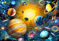 Ringed Solar System – 1500 Piece Jigsaw Puzzle (Bluebird Puzzle)