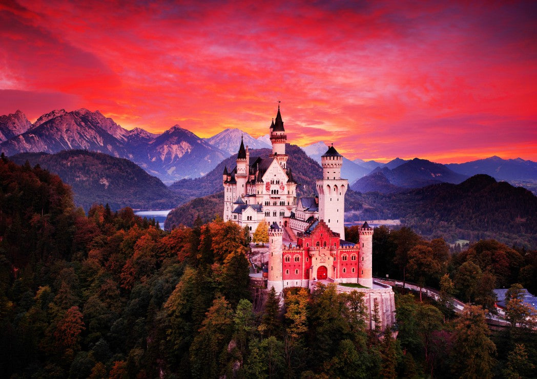 Bluebird Puzzle - Neuschwanstein - 1000 piece jigsaw puzzle