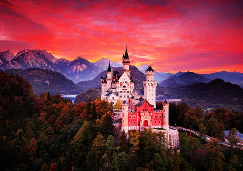 Neuschwanstein – 1000 Piece Jigsaw Puzzle (Bluebird Puzzle)
