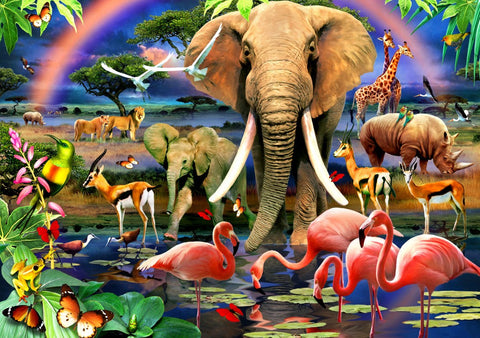 African Savannah – 1000 Piece Jigsaw Puzzle (Bluebird Puzzle)