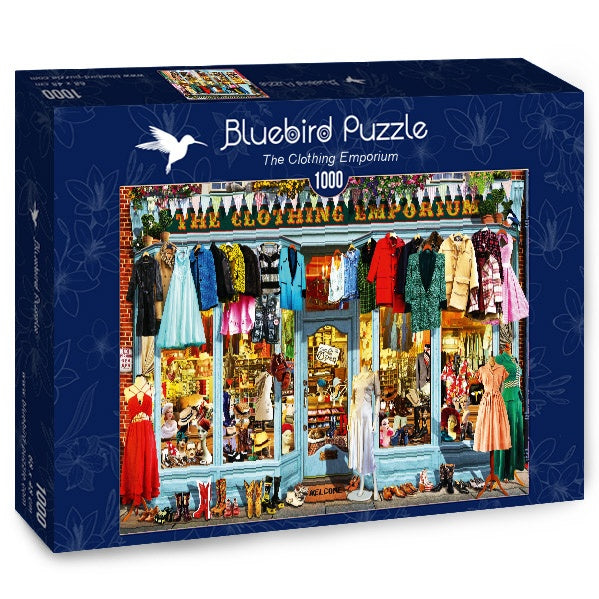 Bluebird Puzzle - The Clothing Emporium - 1000 piece jigsaw puzzle