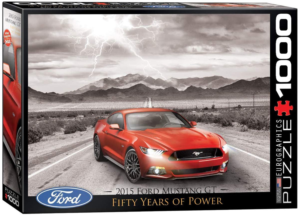 2015 Ford Mustang GT Fifty Years of Power – 1000 Piece Jigsaw Puzzle (Eurographics)