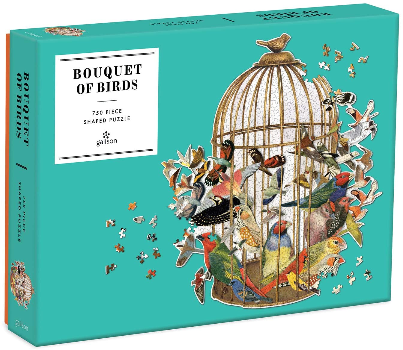 Bouquet of Birds – 750 Piece Jigsaw Puzzle (Galison)