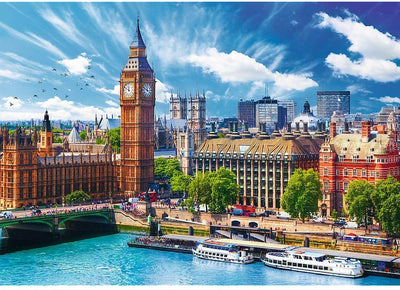 Sunny Day In London – 500 Piece Jigsaw Puzzle (Trefl)