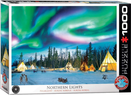 Eurographics - Northern Lights - Yellowknife - 1000 Piece Jigsaw Puzzle