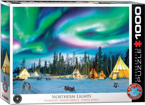 Northern Lights - Yellowknife – 1000 Piece Jigsaw Puzzle (Eurographics)