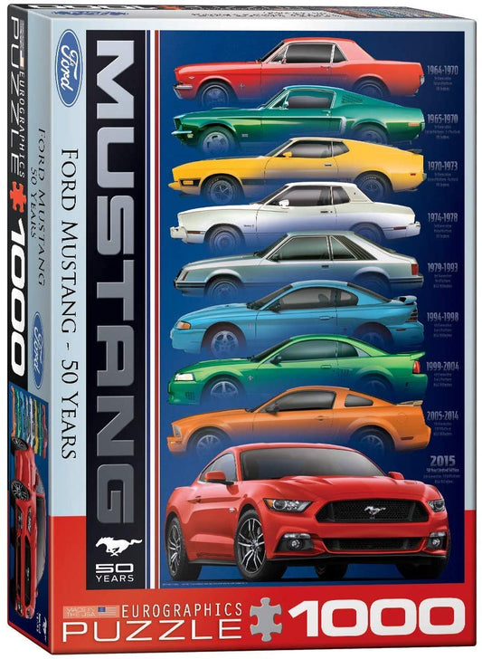 Eurographics - Ford Mustang 50 Years - 1000 Piece Jigsaw Puzzle