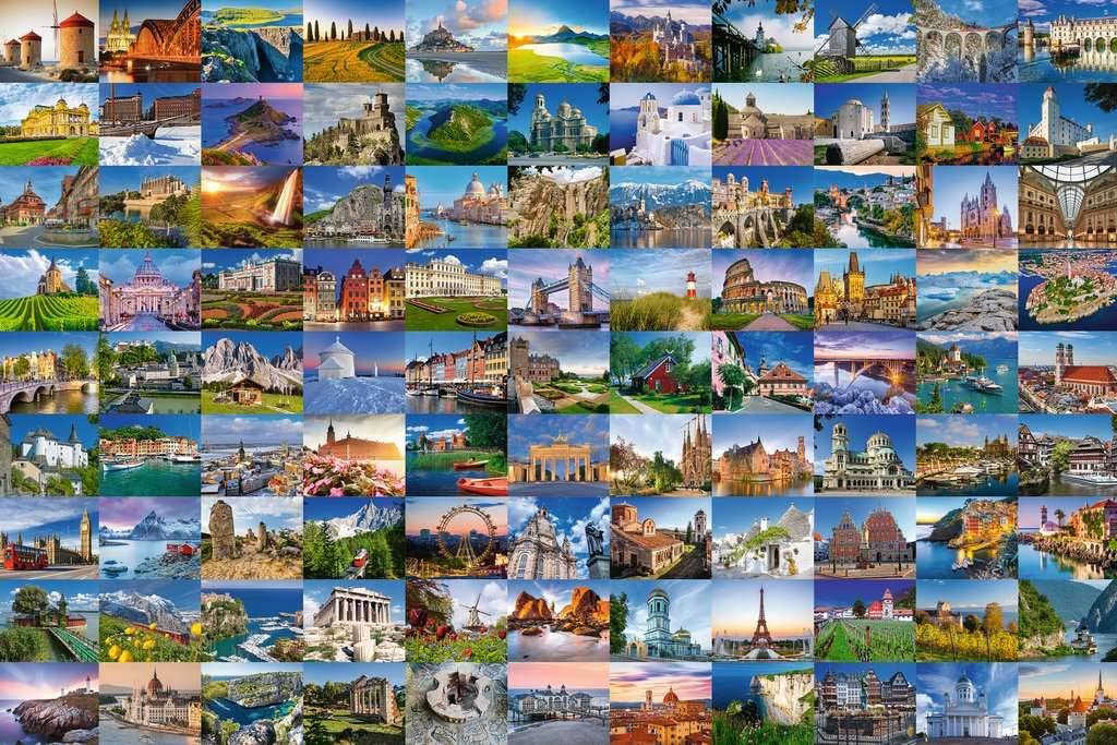 99 Beautiful Places in Europe – 3000 Piece Jigsaw Puzzle (Ravensburger)