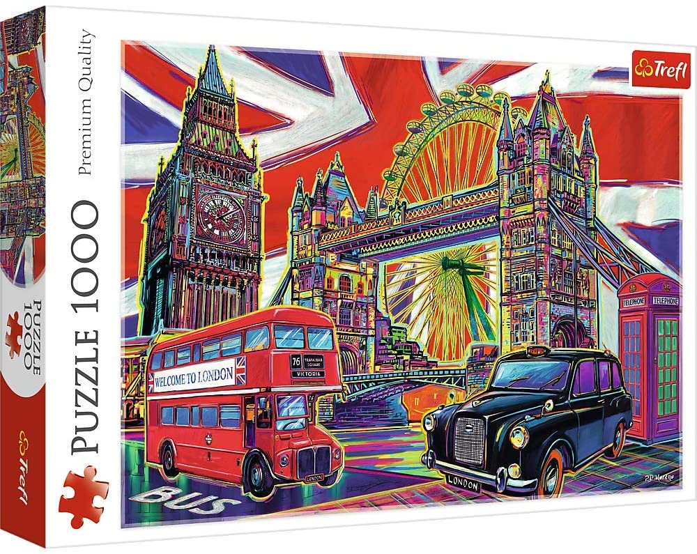 Colours of London – 1000 Piece Jigsaw Puzzle (Trefl)
