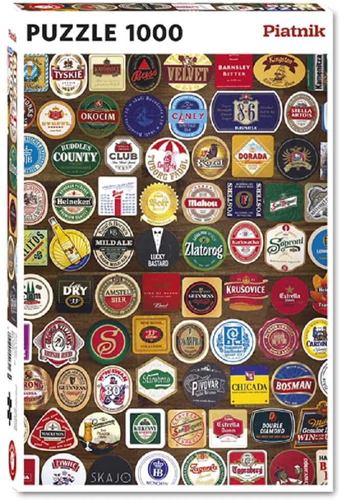 Beer Mats – 1000 Piece Jigsaw Puzzle (Piatnik)