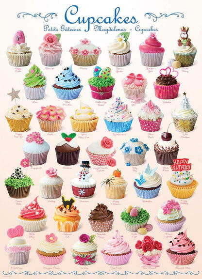 Eurographics - Cupcakes - 1000 Piece Jigsaw Puzzle