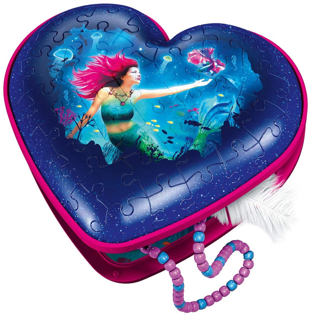 Mermaid Heart – Shaped 3D Jigsaw Puzzle (Ravensburger)
