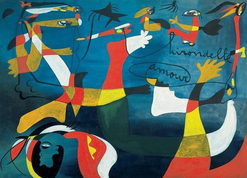 Eurographics - Swallow Love by Joan Miró - 1000 piece jigsaw puzzle