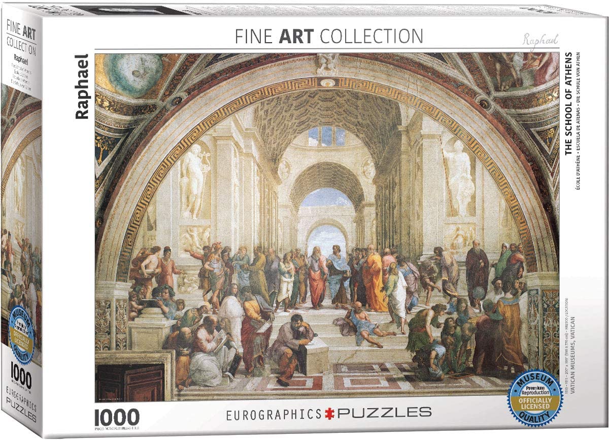 Eurographics - School of Atens by Raphael - 1000 Piece Jigsaw Puzzles