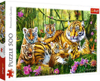 The Tiger Family – 500 Piece Jigsaw Puzzle (Trefl)