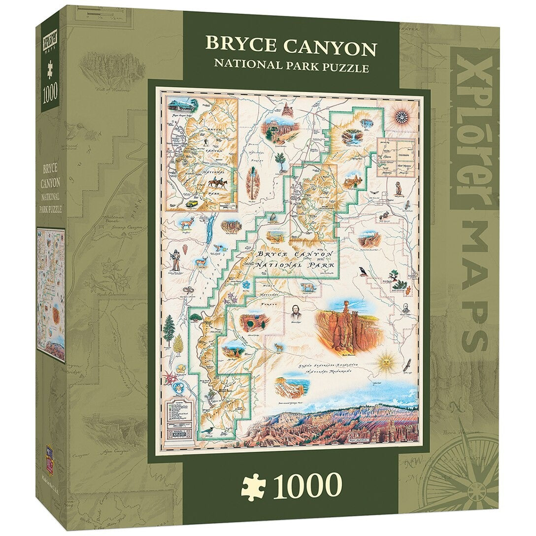 Master Pieces 71701 Xplorer Maps - Bryce Canyon