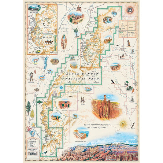 Master Pieces 71701 Xplorer Maps - Bryce Canyon