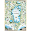 Lake Tahoe by Xplorer Maps – 1000 Piece Jigsaw Puzzle (Master Pieces)