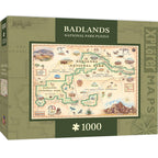 Badlands Map – 1000 Piece Jigsaw Puzzle (Master Pieces)