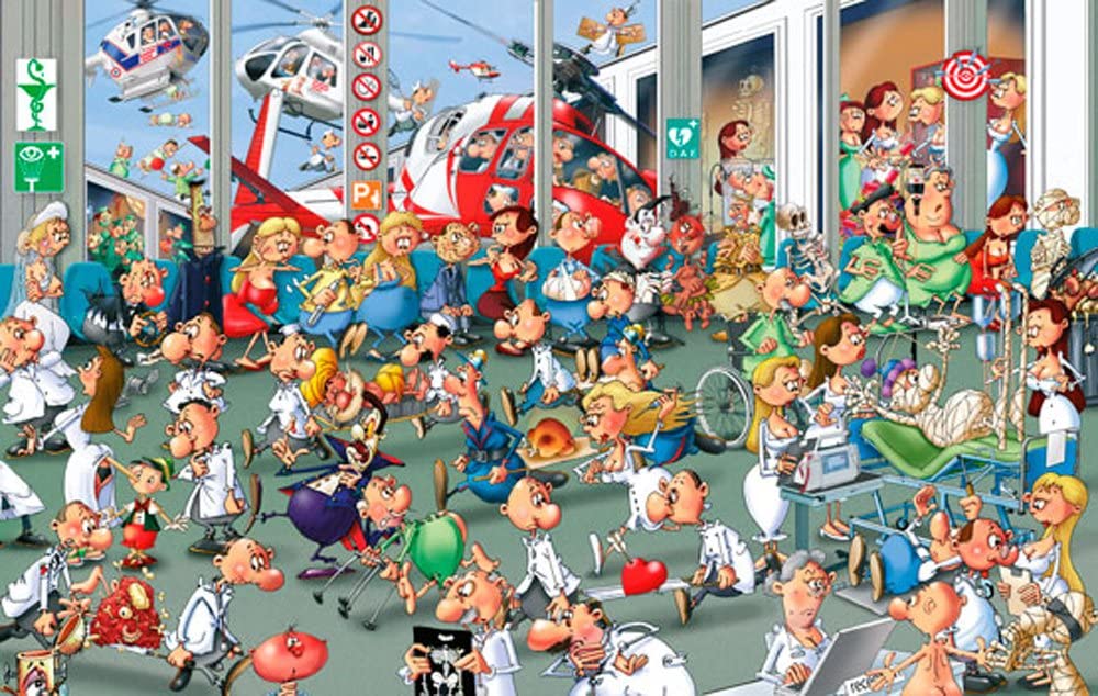 Helicopter by F Ruyer – 1000 Piece Jigsaw Puzzle (Piatnik)