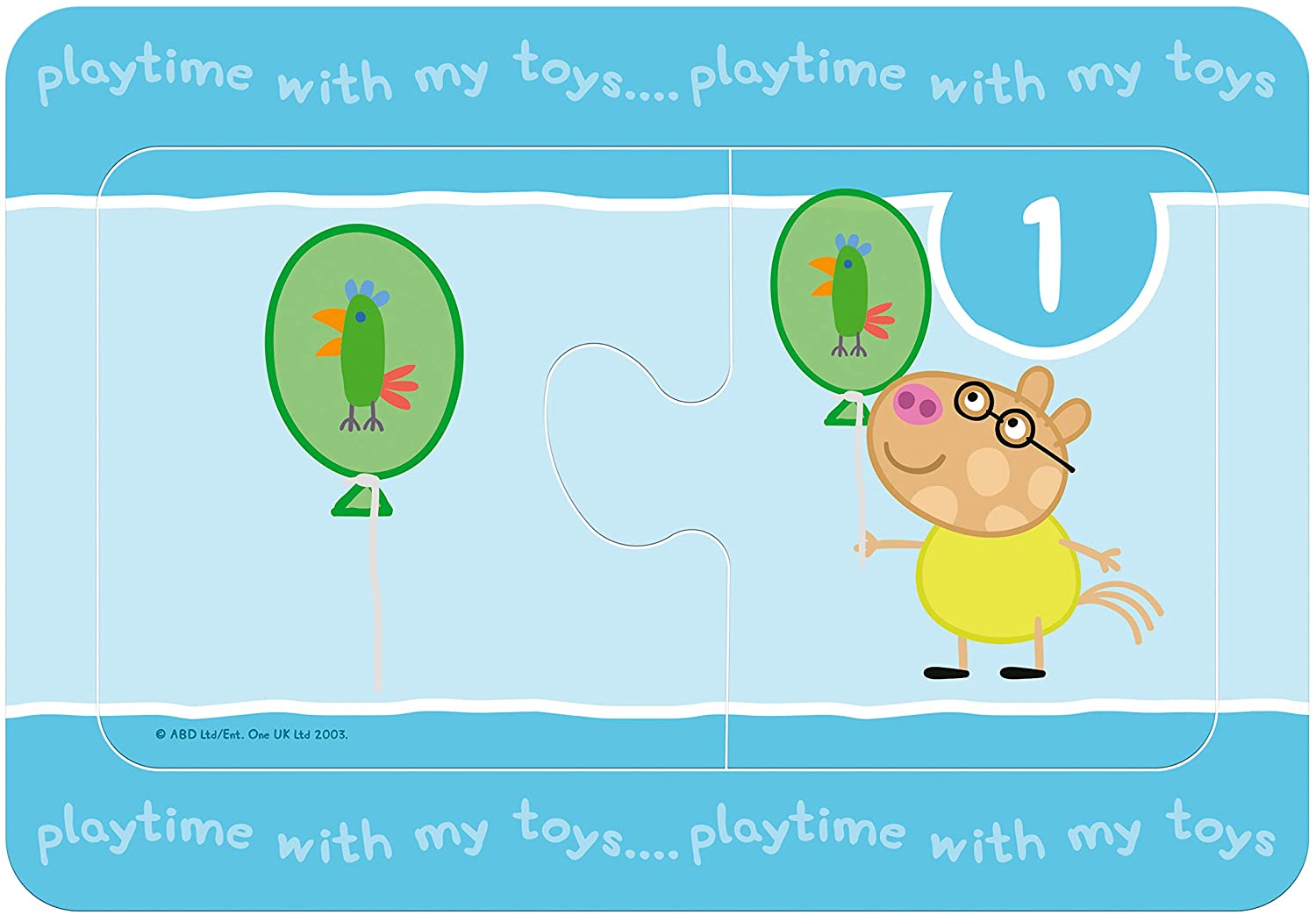 Peppa Pig 9 x 2 – 2 Piece Jigsaw Puzzle (Ravensburger)