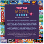 Vintage Motel Signs – 500 Piece Jigsaw Puzzle (Galison)