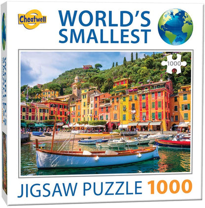 Cheatwell Games -Portofino - Puzzle World's Smallest 1000 Piece Jigsaw