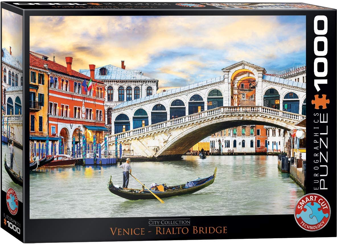 Eurographics - Venice Rialto Bridge - 1000 Piece Jigsaw Puzzle