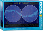 Map of the Sky – 1000 Piece Jigsaw Puzzle (Eurographics)