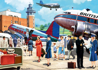 Falcon De Luxe -  Boarding The Douglas DC3 500 Piece Jigsaw Puzzle