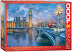 Christmas Eve In London – 1000 Piece Jigsaw Puzzle (Eurographics)