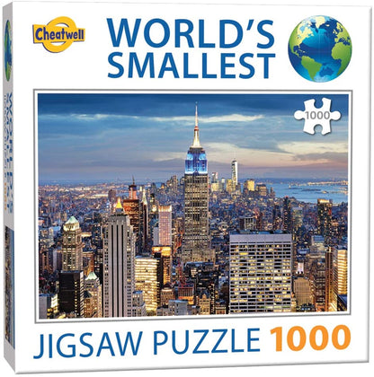 Cheatwell Games -New York - World's Smallest 1000 Piece Jigsaw Puzzle