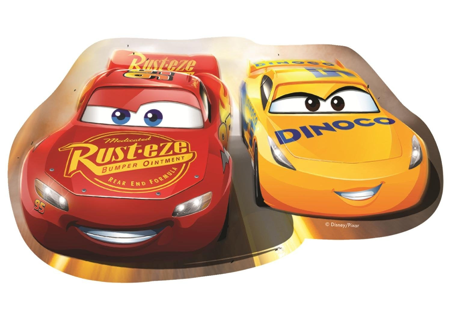 Disney Pixar Cars 3 4in1 Shaped Puzzles – Jigsaw Puzzle (Jumbo)