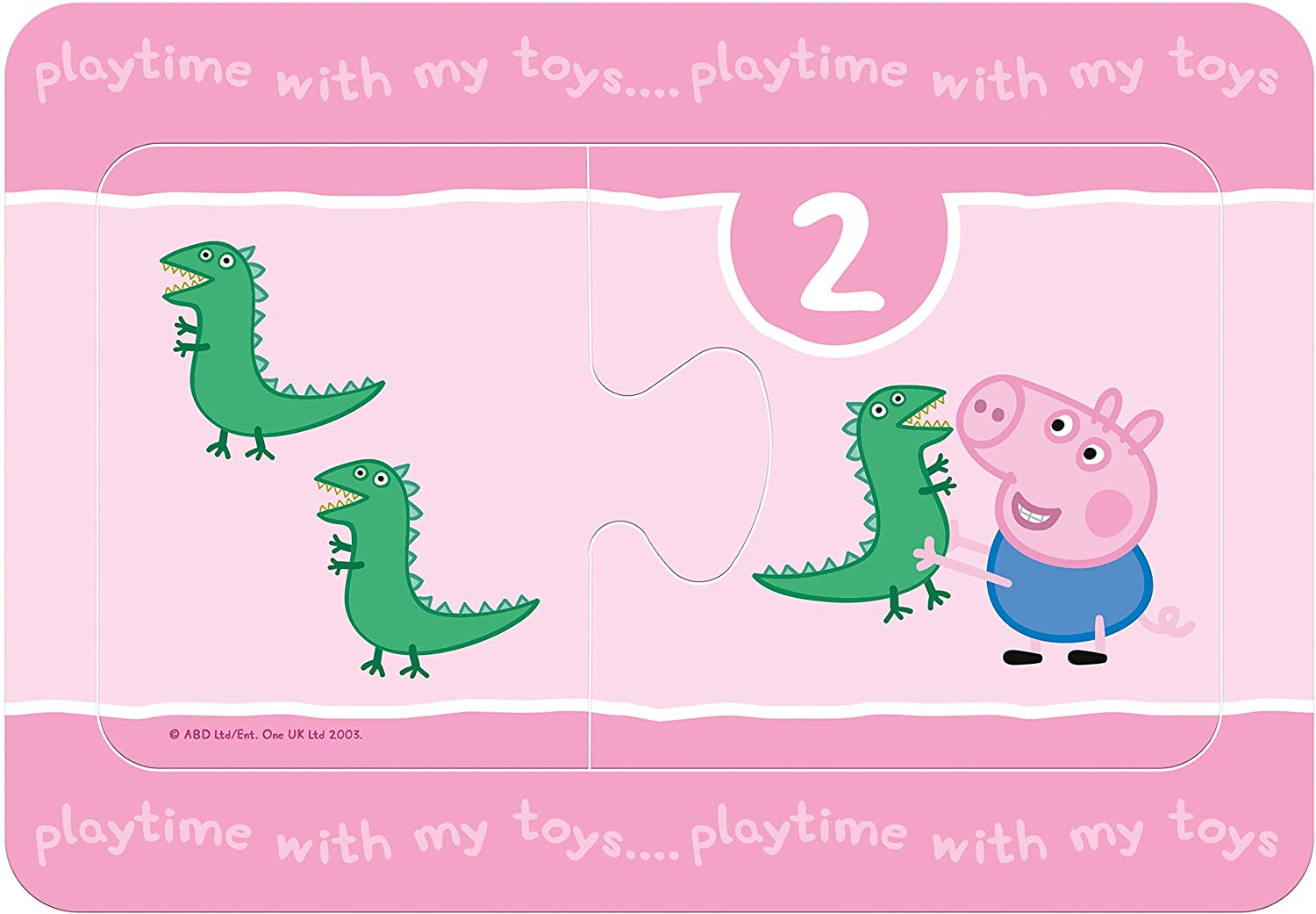 Peppa Pig 9 x 2 – 2 Piece Jigsaw Puzzle (Ravensburger)