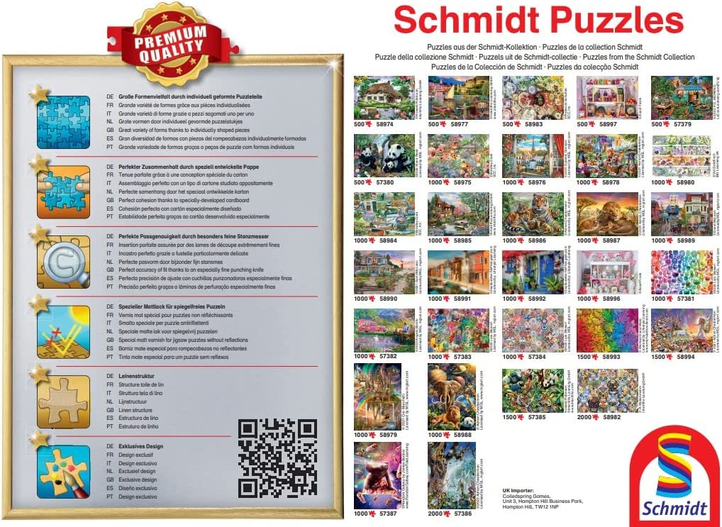 Rainbow Marbles – 1000 Piece Jigsaw Puzzle (Schmidt)