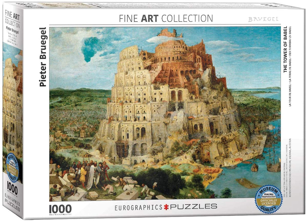 The Tower of Babel – 1000 Piece Jigsaw Puzzle (Eurographics)