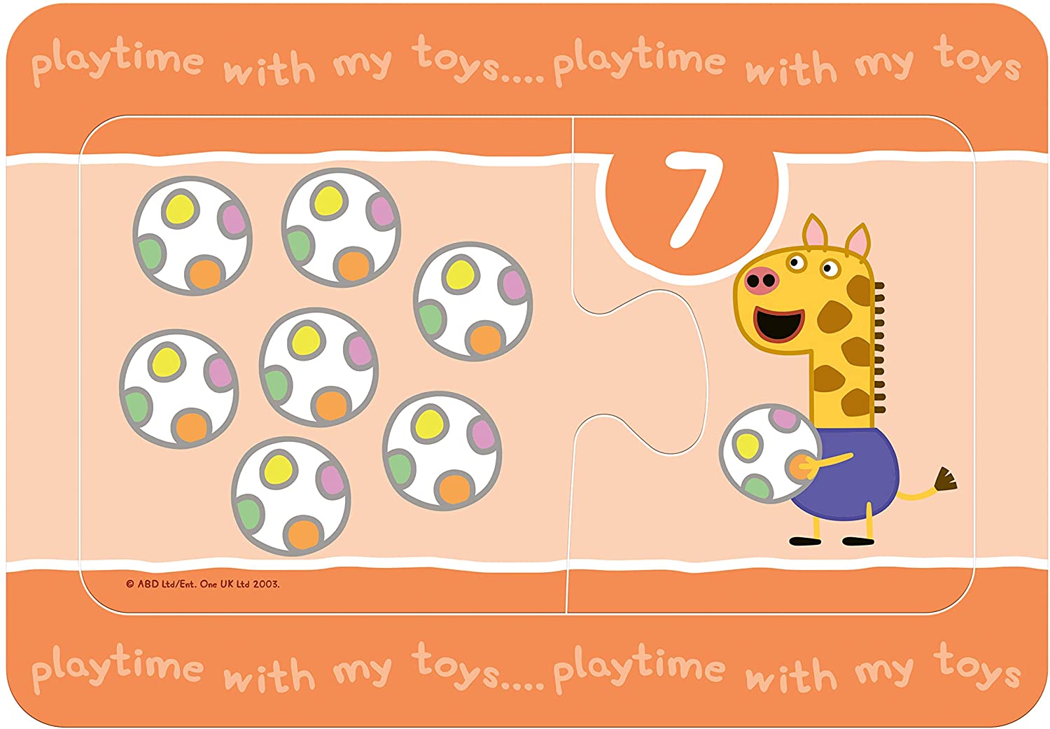 Peppa Pig 9 x 2 – 2 Piece Jigsaw Puzzle (Ravensburger)